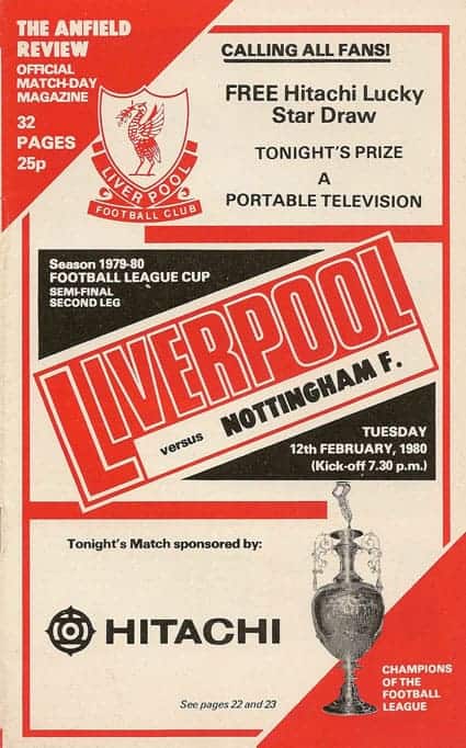 Liverpool FC v Nottingham Forest FC